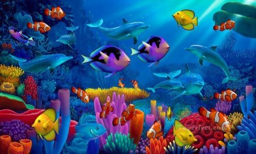 Animaux œuvres - Océan de Vie Monde sous marin
